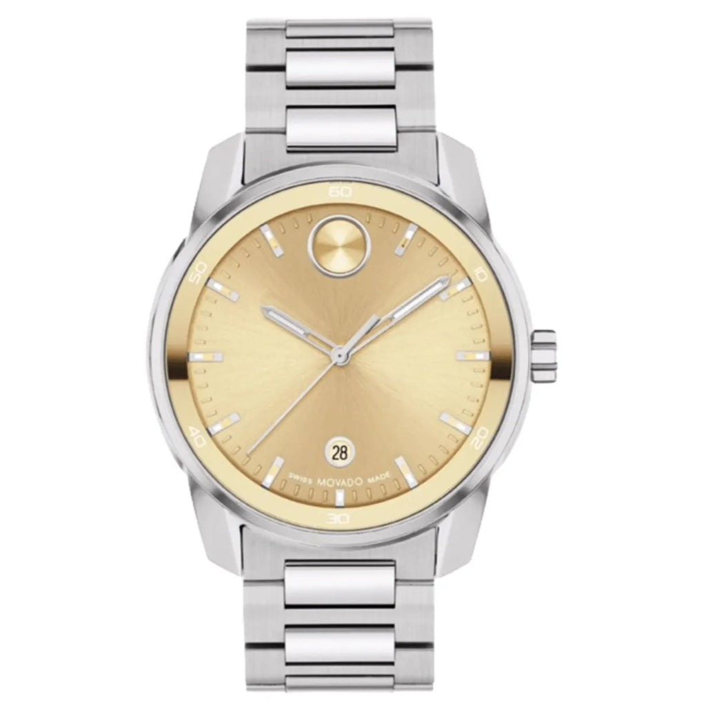 Movado Men's Bold verso Gold Dial Watch