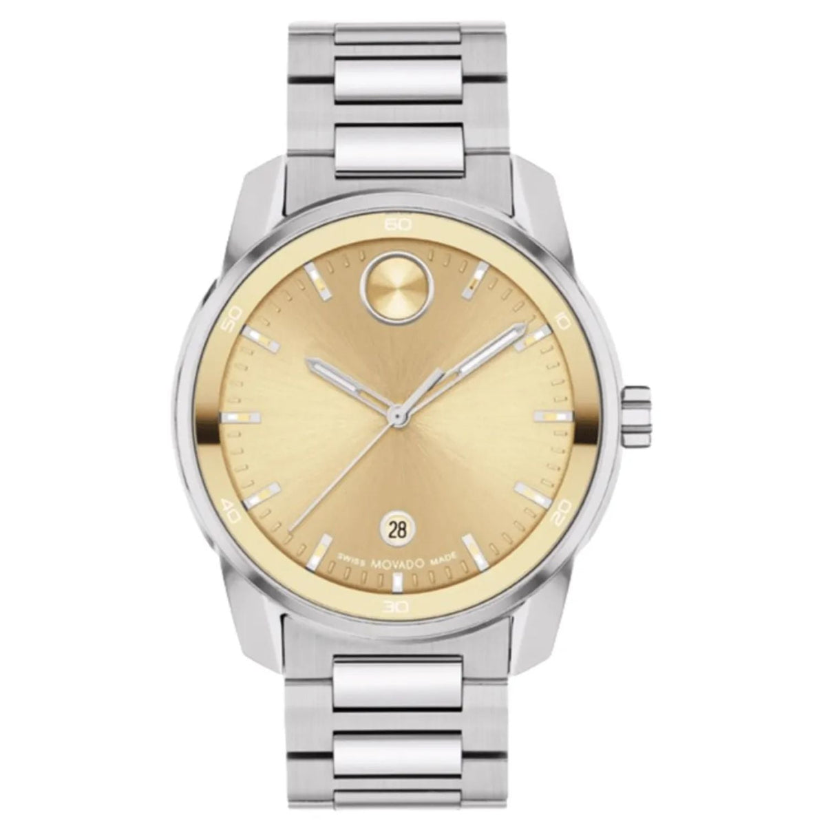 Movado Men's Bold verso Gold Dial Watch