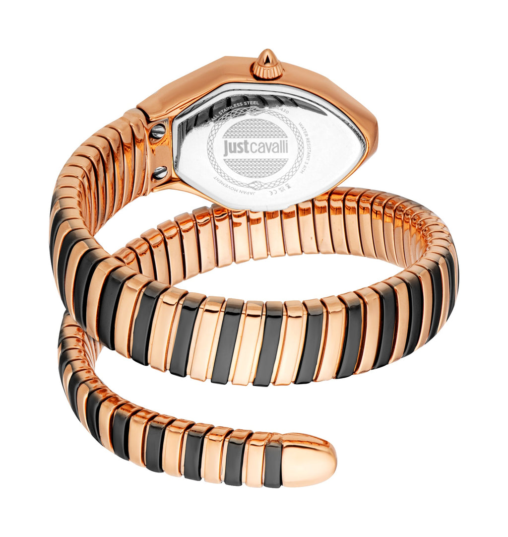 Just Cavalli Women's Snake 316L Stainless Steel Watch