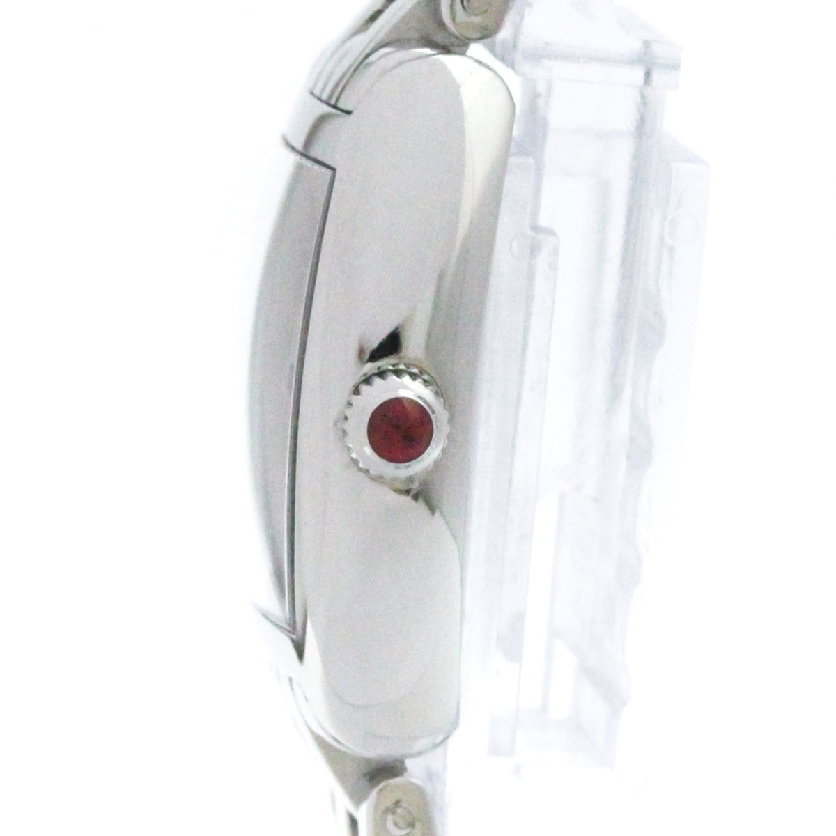 Franck Muller Cintree Curvex Quartz gold And Crocodile With Diamond Bezel Watch (Pre-Owned)