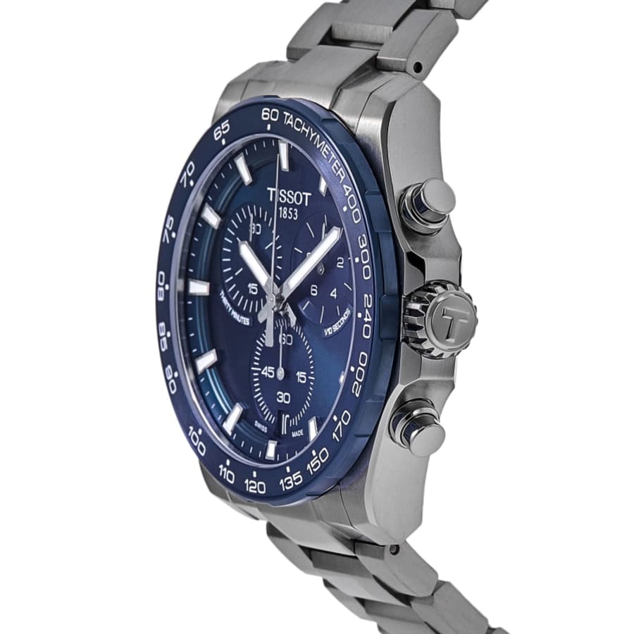 Tissot Supersport Chrono 42mm Blue Dial Stainless Steel Men's Watch T125.417.11.041.00