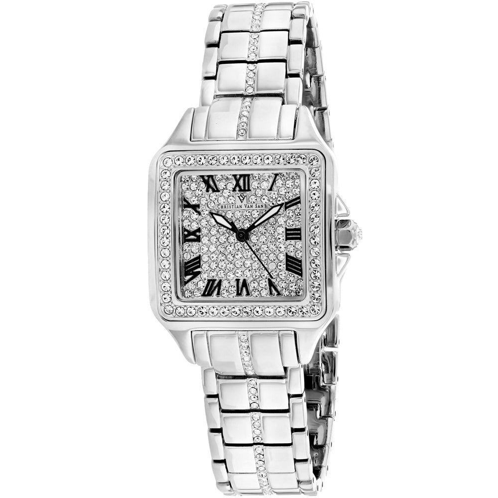 Christian Van Sant Women's Splendeur Silver Square 41mm
