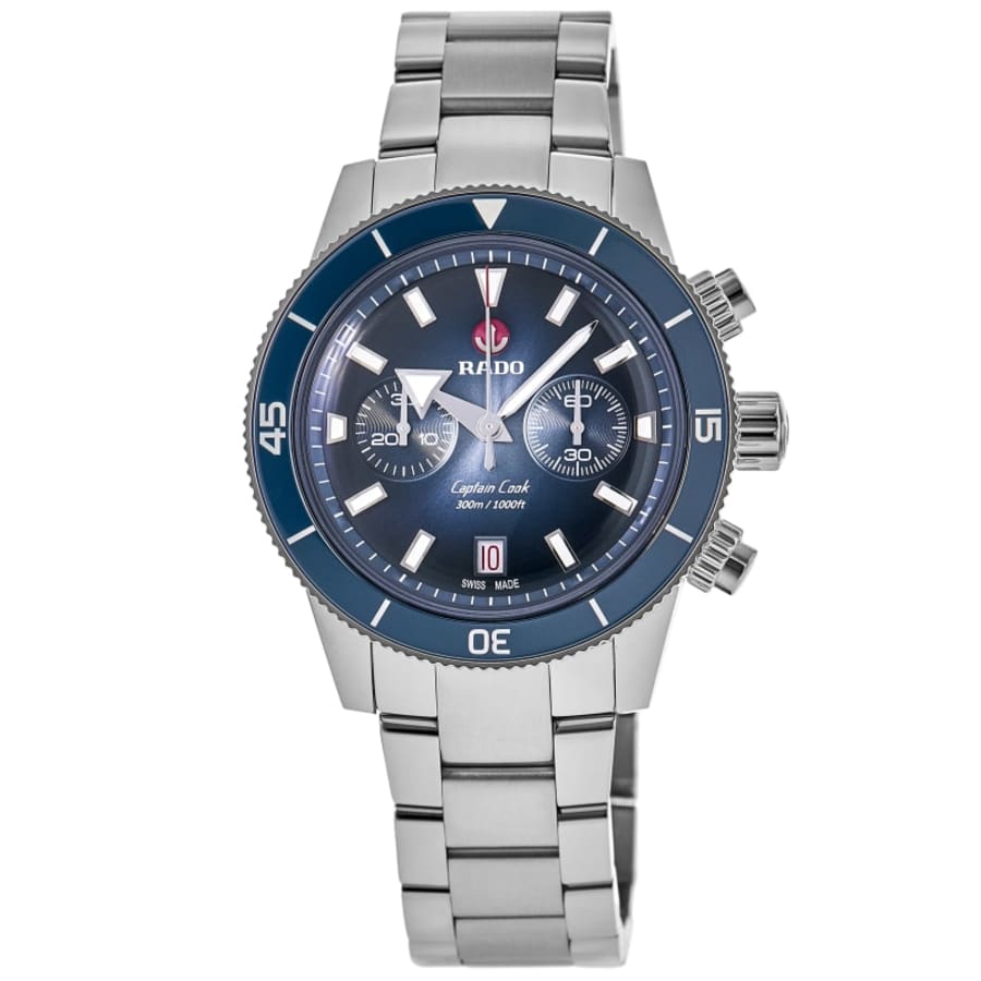 Rado Captain Cook Automatic Steel Chronograph Blue Dial Men's Watch R32145208