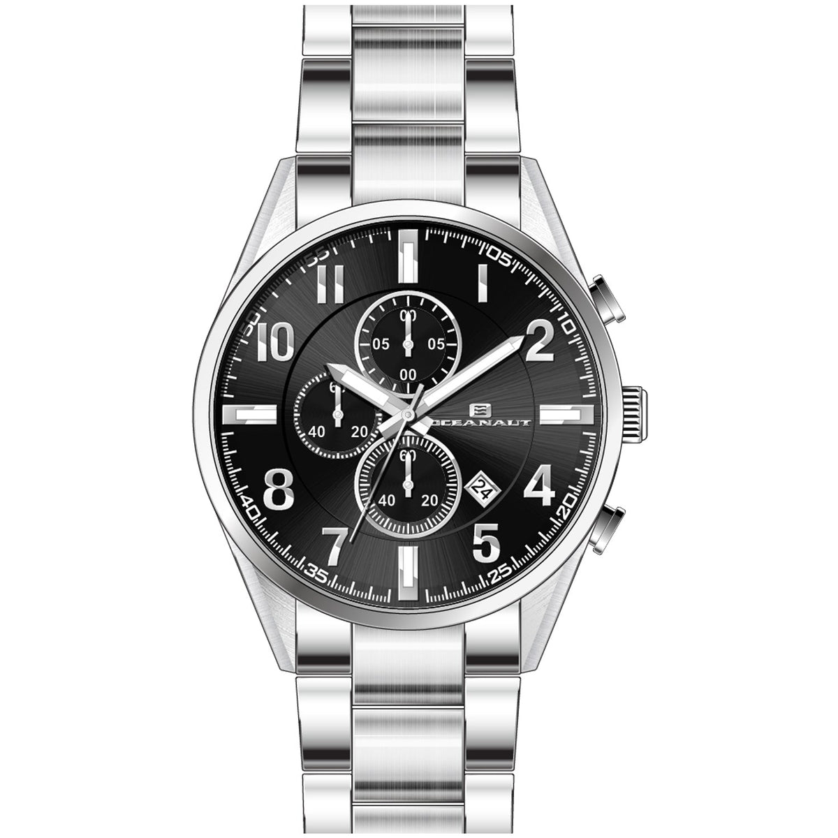 Oceanaut Men's Escapade Black Round 46mm