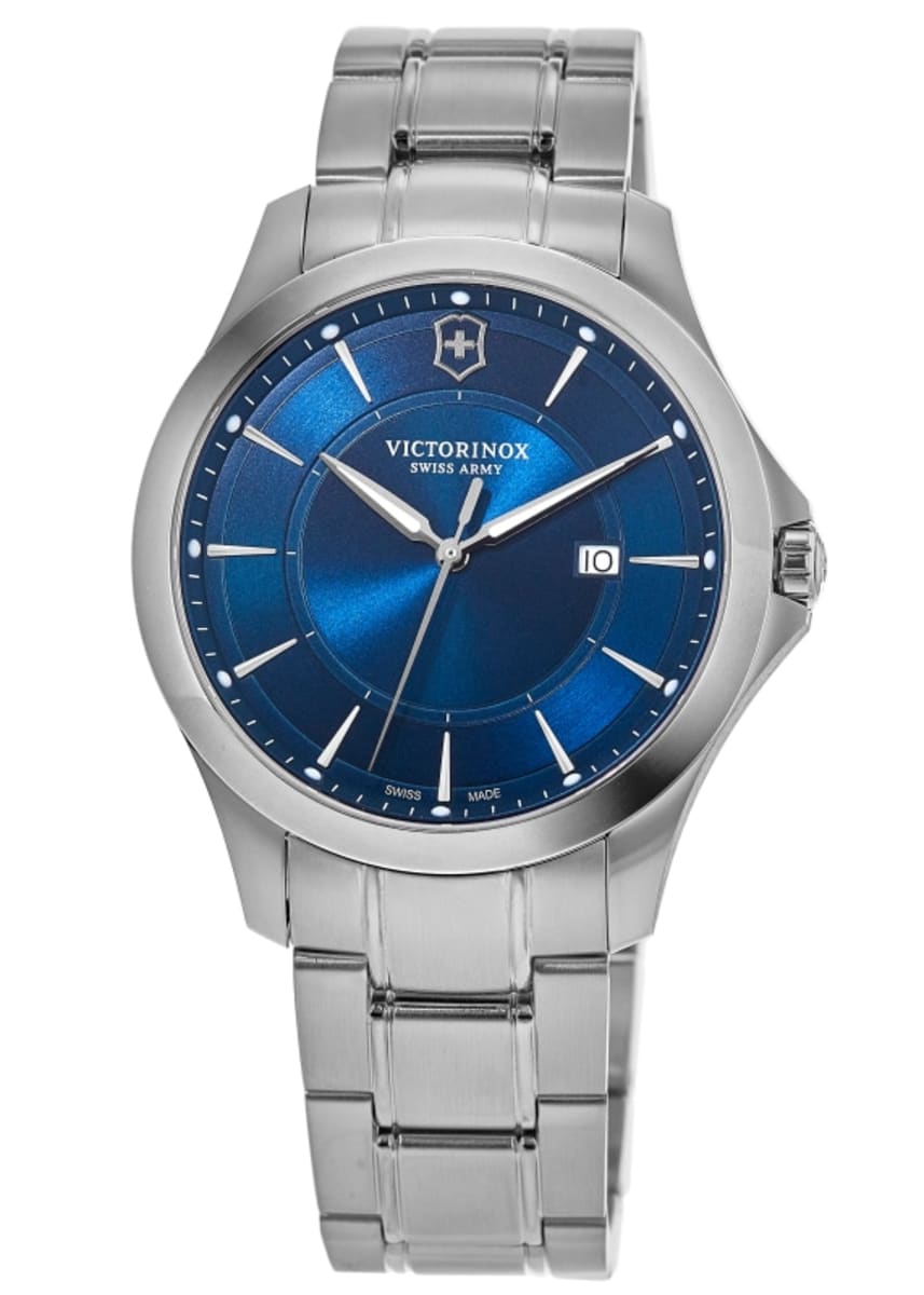 Victorinox Swiss Army Alliance Quartz Blue Dial Steel Men's Watch 241910