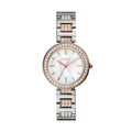 Fossil Women's Karli 32mm Three-Hand, Silver-Tone Alloy Watch