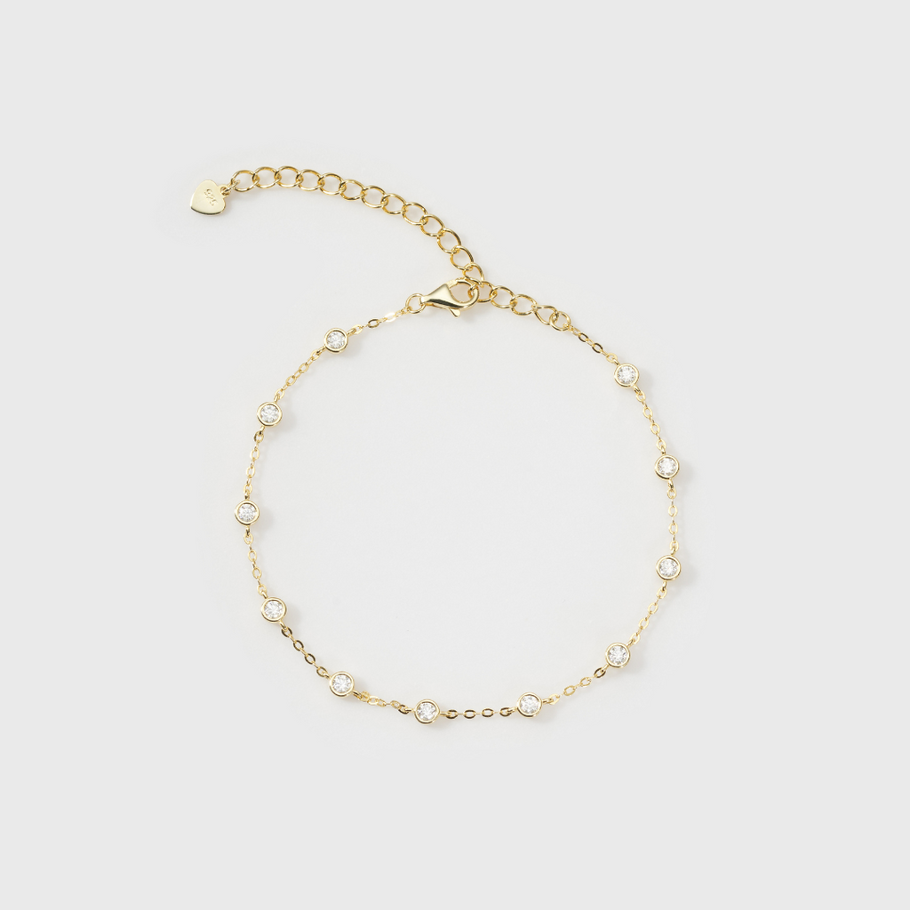 Moissanite Novem Bracelet (Gold)