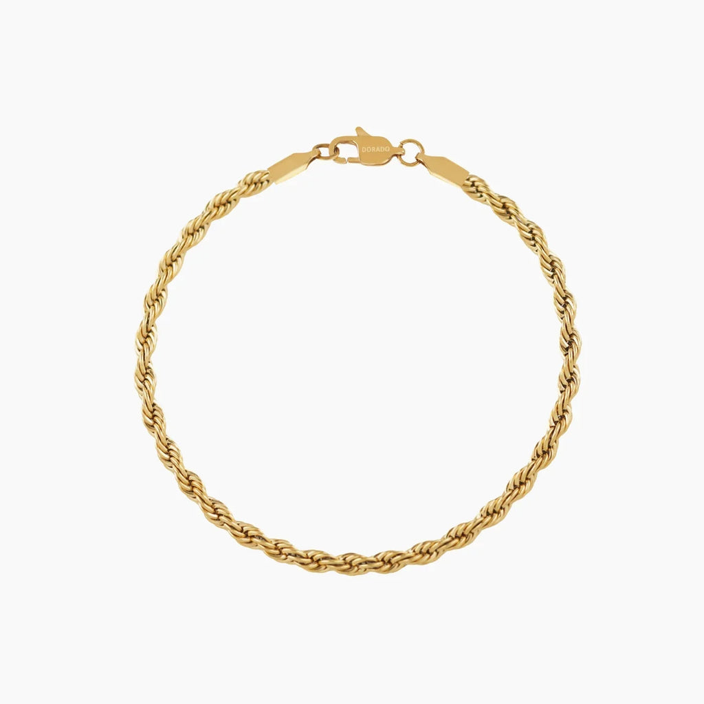 Mens Rope Chain Bracelet - 4mm