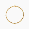 Mens Rope Chain Bracelet - 4mm