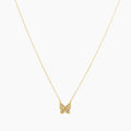 Iced Butterfly Necklace