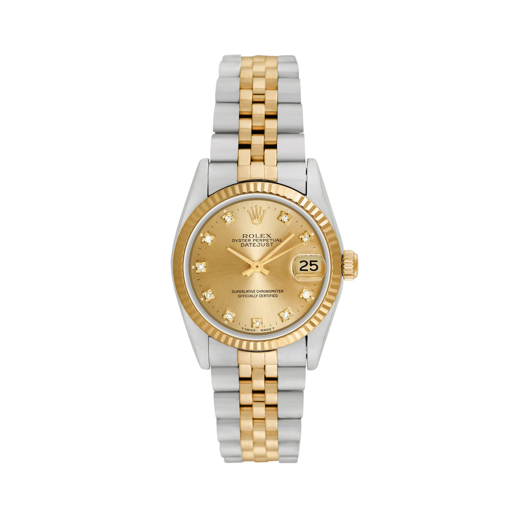 Pre-owned Rolex Midsize Datejust
