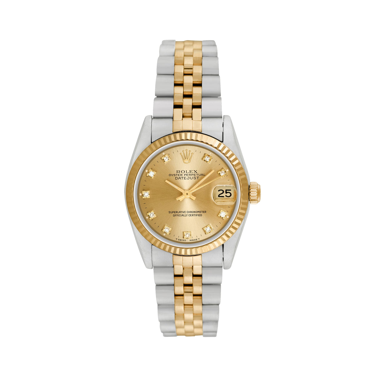 Pre-owned Rolex Midsize Datejust
