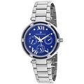 Christian Van Sant Women's Sienna Blue Round 33mm