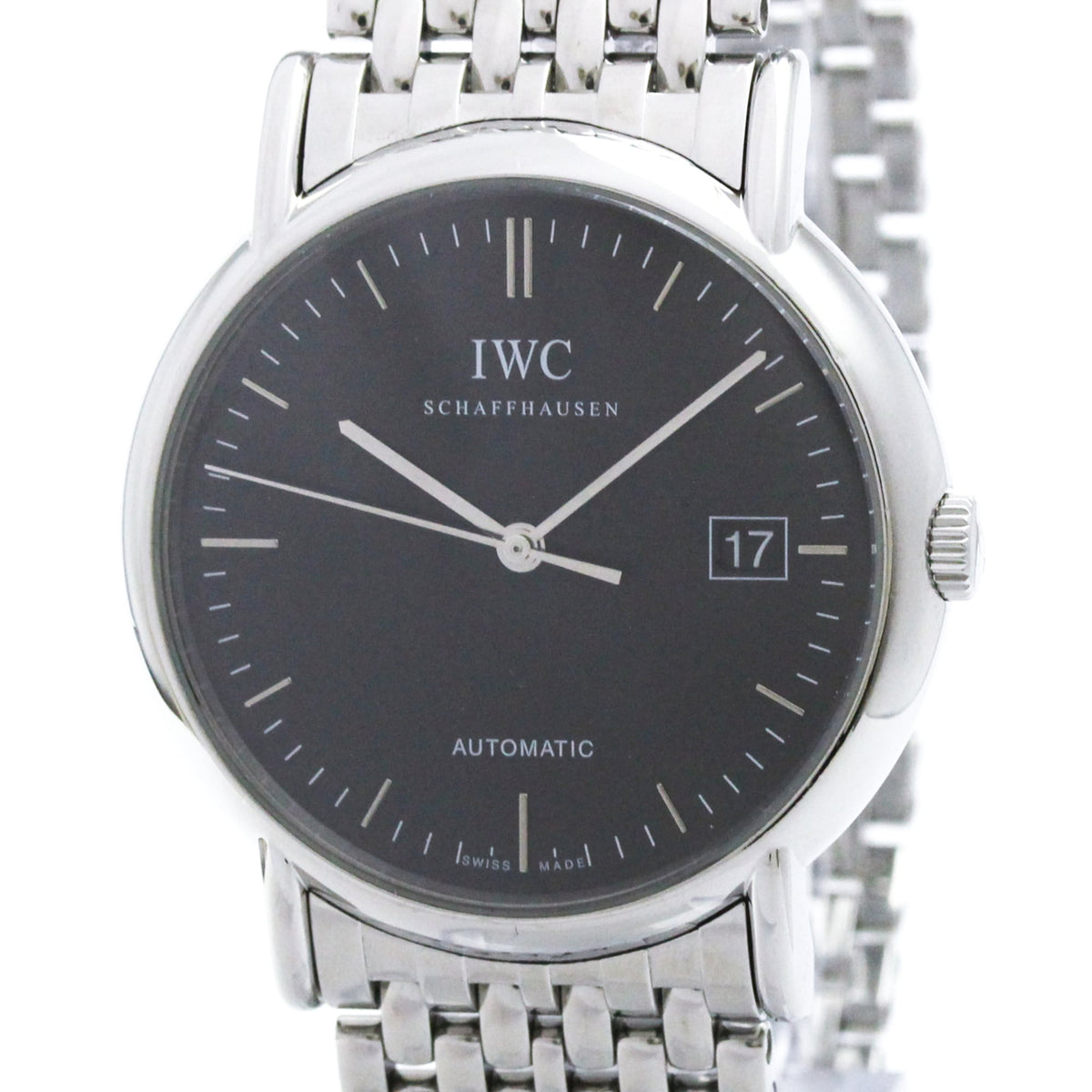 Iwc Schaffhausen Portofino Automatic Stainless Steel Watch (Pre-Owned)