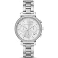 Michael Kors Sofie MK6575 Women's Silver-Tone Chronograph 39mm Watch