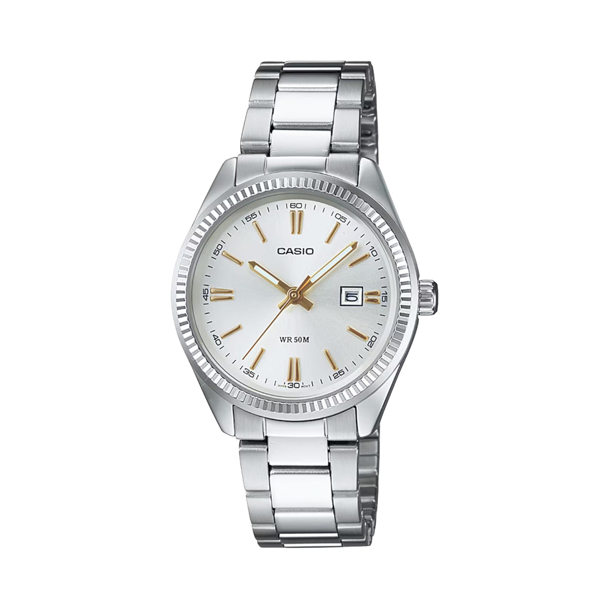 Casio Women’s Classic Silver Dial Stainless Steel Analog Watch - LTP-1302D-7A2V