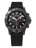 Wenger Swiss Army Men's 01.0643.120 Seaforce Black Dial Watch 43 mm