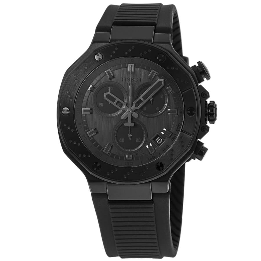 Tissot T-Race Chronograph Grey Dial Silicone Strap Men's Watch T141.417.37.061.00