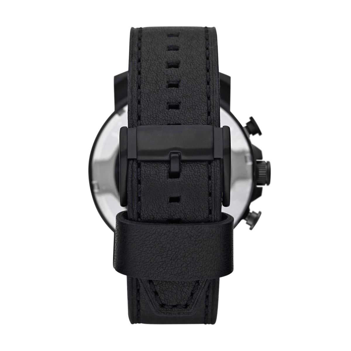 Fossil Men's Nate 50mm Chronograph Black Stainless Steel Watch