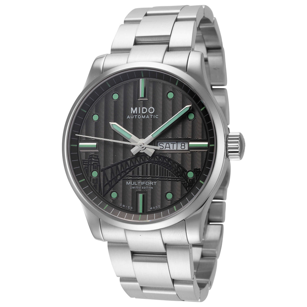 Mido Men's Multifort IBA 42mm Automatic Watch M0054301106181