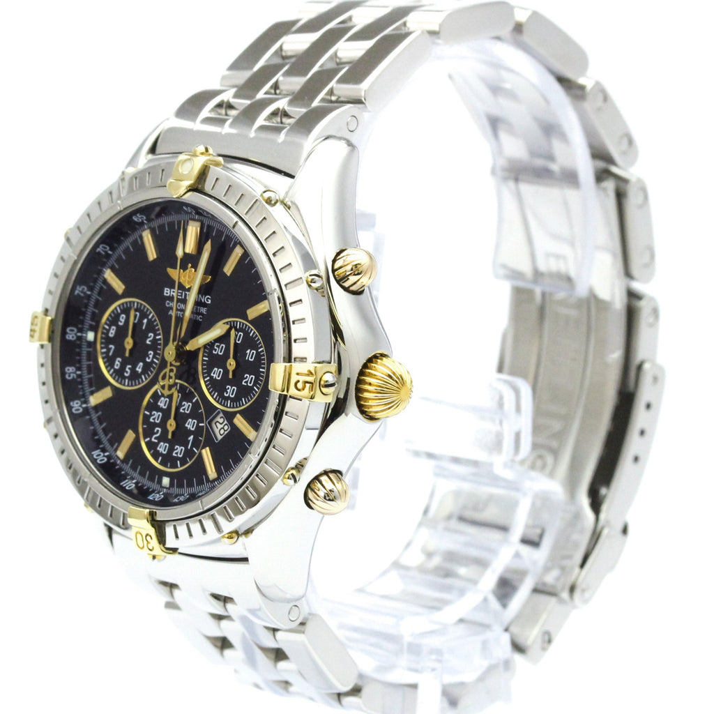 Breitling Windrider Shadow Flyback Chronograph Automatic Stainless Steel And yellow gold Watch (Pre-Owned)