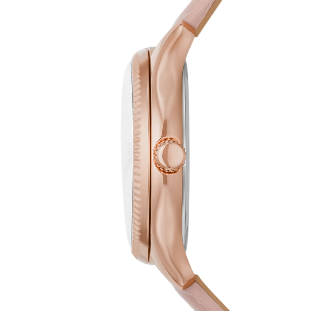 Fossil Women's Rye 36mm Multifunction, Rose Gold-Tone Alloy Watch