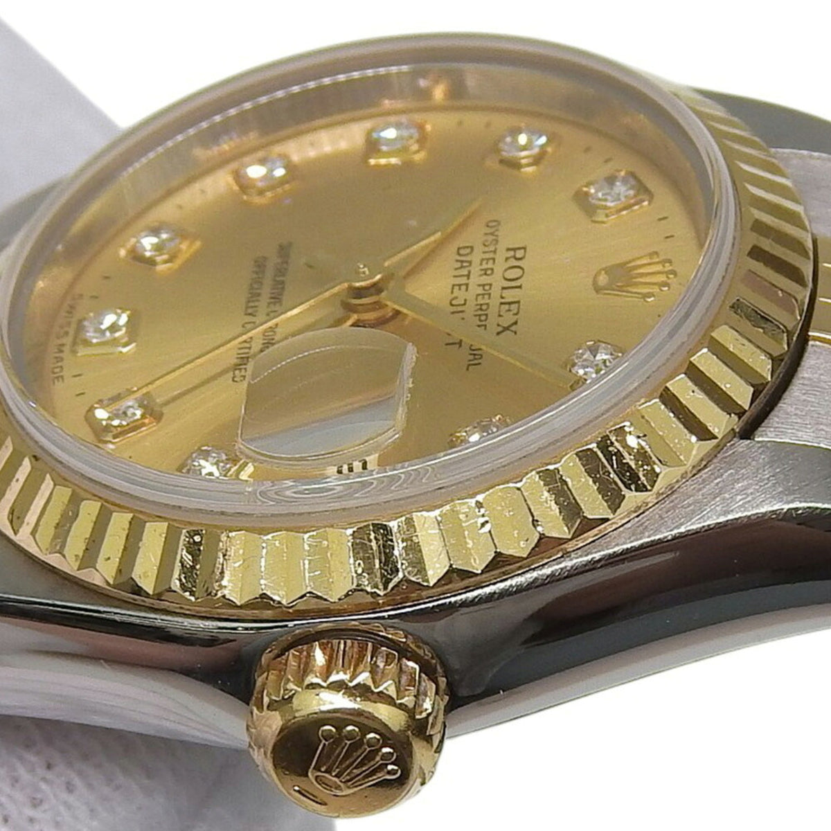 Rolex Stainless Steel yellow gold (18K) Wristwatch (Pre-Owned)