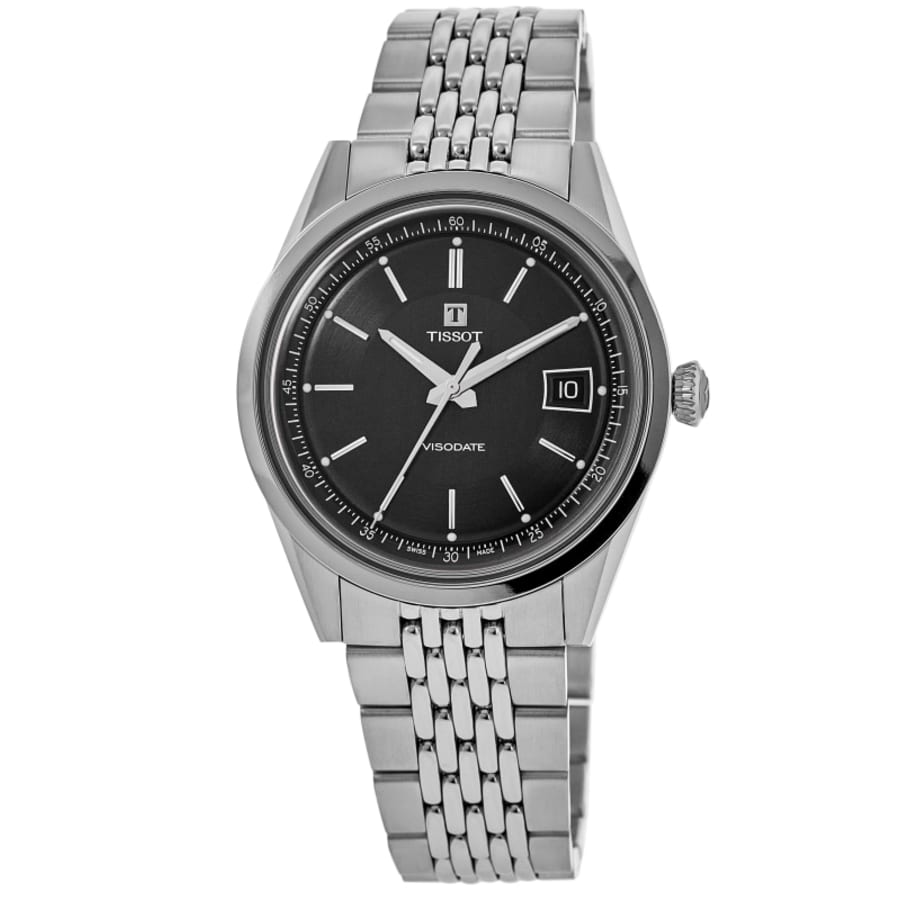 Tissot Visodate Black Dial Stainless Steel Men's Watch T157.407.11.051.00