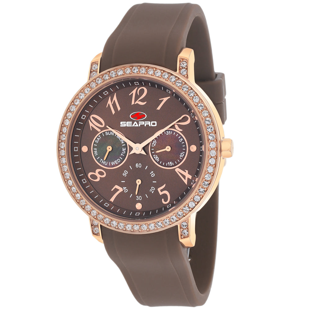 Seapro Women's Brown dial Watch