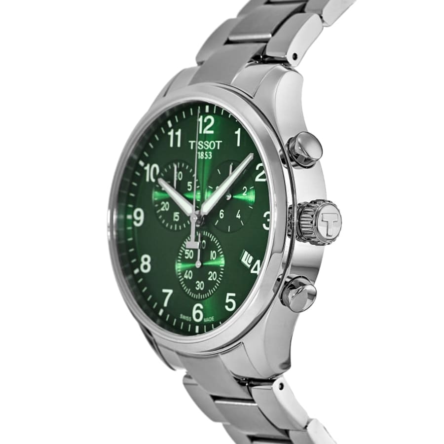 Tissot Chrono XL Classic Green Dial Stainless Steel Men's Watch T116.617.11.092.00