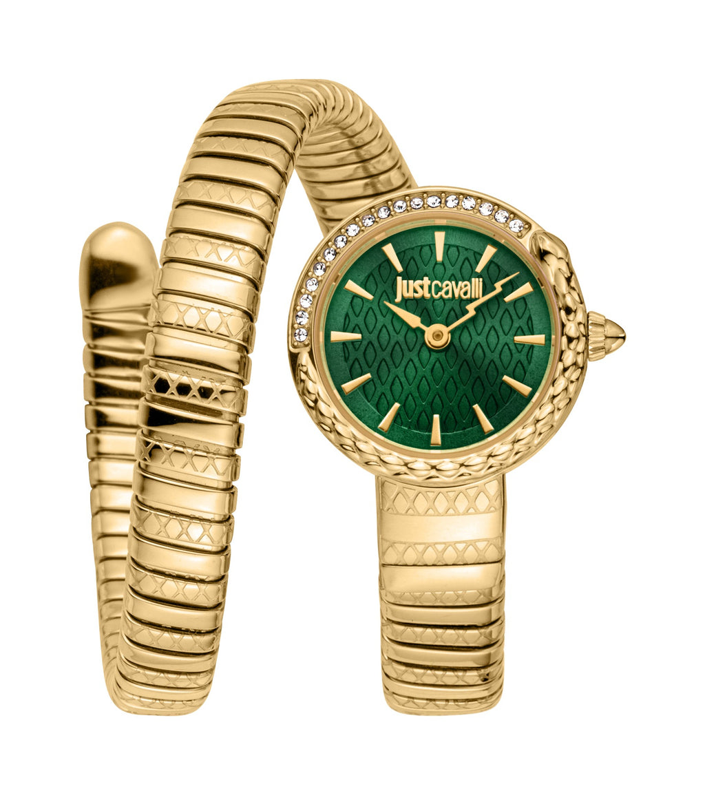 Just Cavalli Women's Snake 316L Stainless Steel Watch
