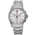Longines Conquest V.H.P. Chronograph Silver Dial Steel  Men's Watch L3.717.4.76.6