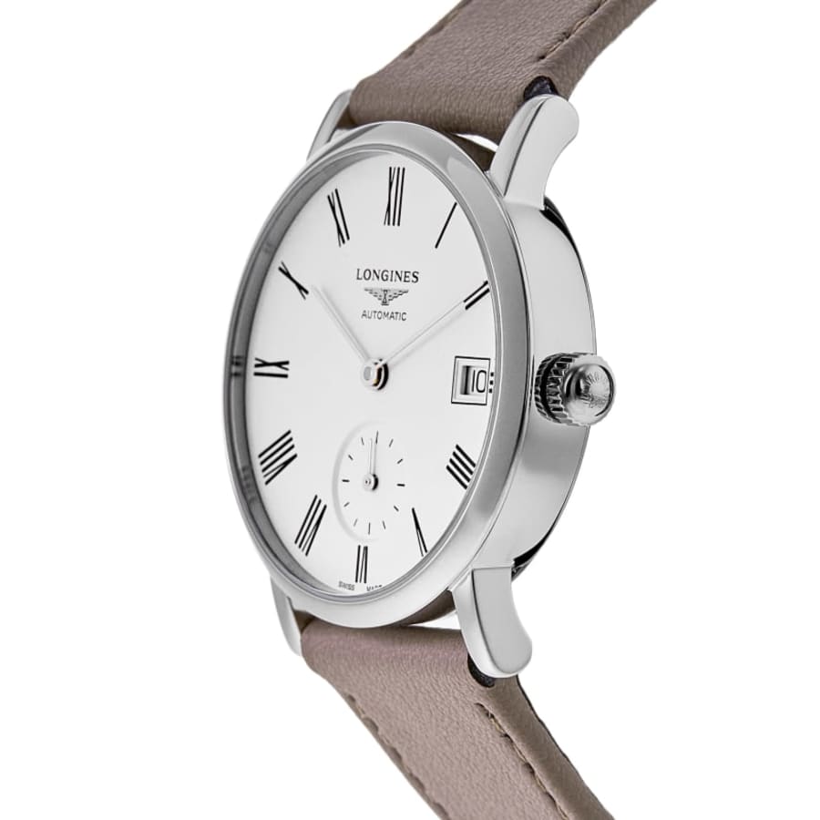Longines Elegant Collection Automatic Automatic White Dial Fabric Strap Women's Watch L4.312.4.11.2