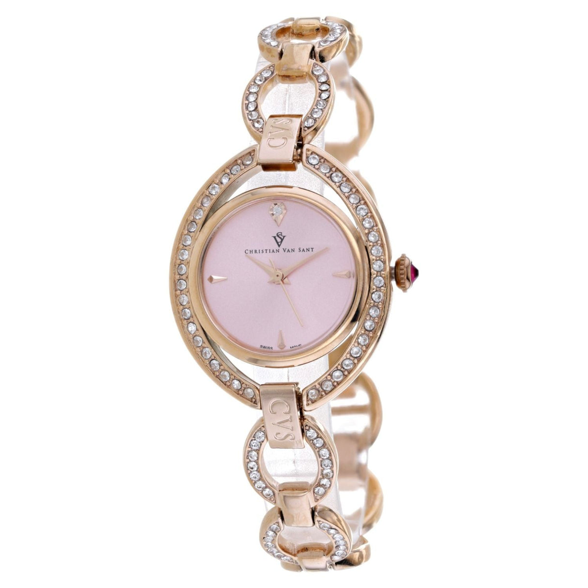 Christian Van Sant Women's Stella Rose Gold Dial Watch