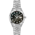 GV2 Naples Women's Black Dial Steel Watch
