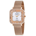 Mathey Tissot Women's Gemina Silver Dial Watch