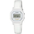 Casio Women's Classic Digital Watch with White Leather Band - LA-11WL-7A
