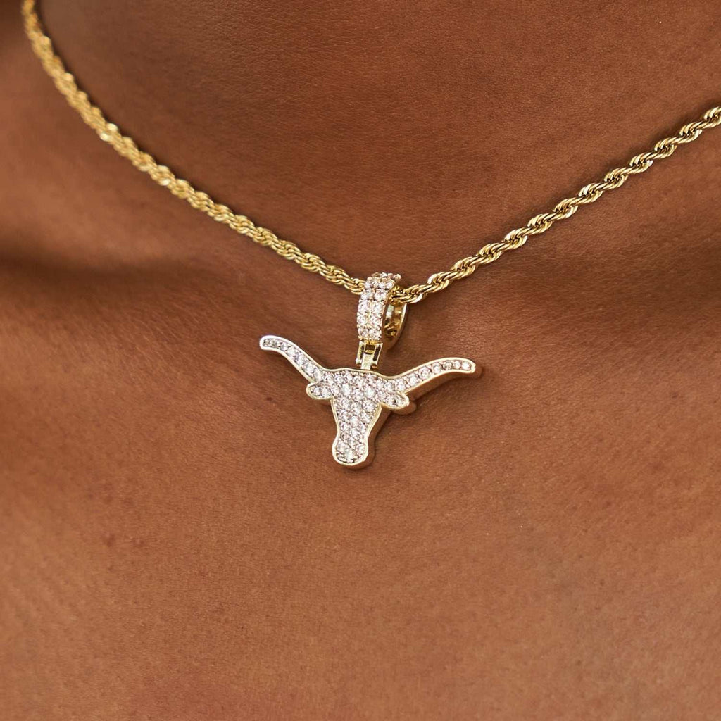 Texas Longhorns Official NCAA Micro Logo Pendant
