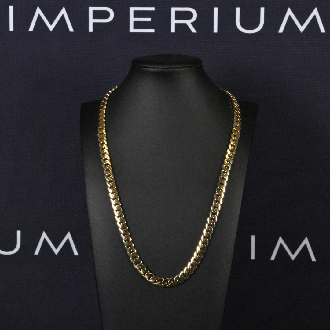 Solid Gold Miami Cuban Link Chain - 8mm