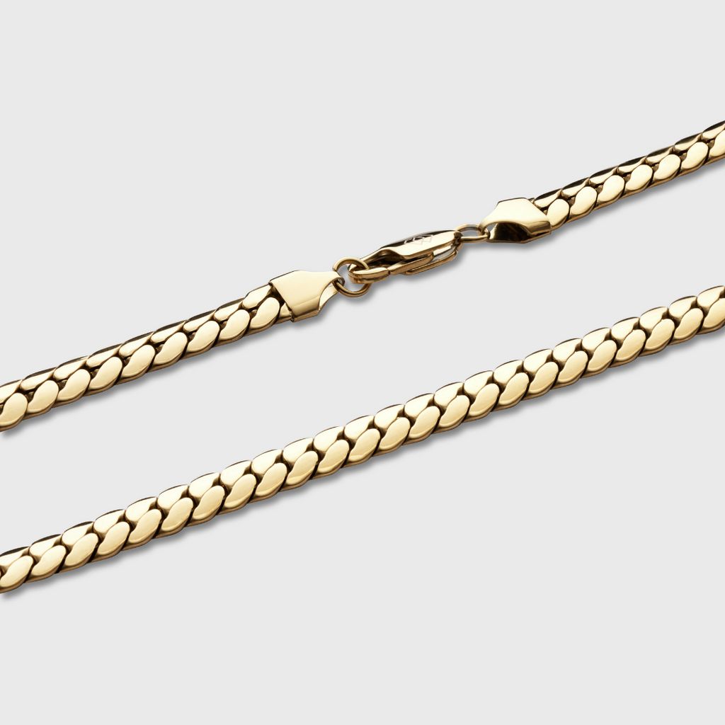Miami Cuban Link Chain (Gold) - 8mm
