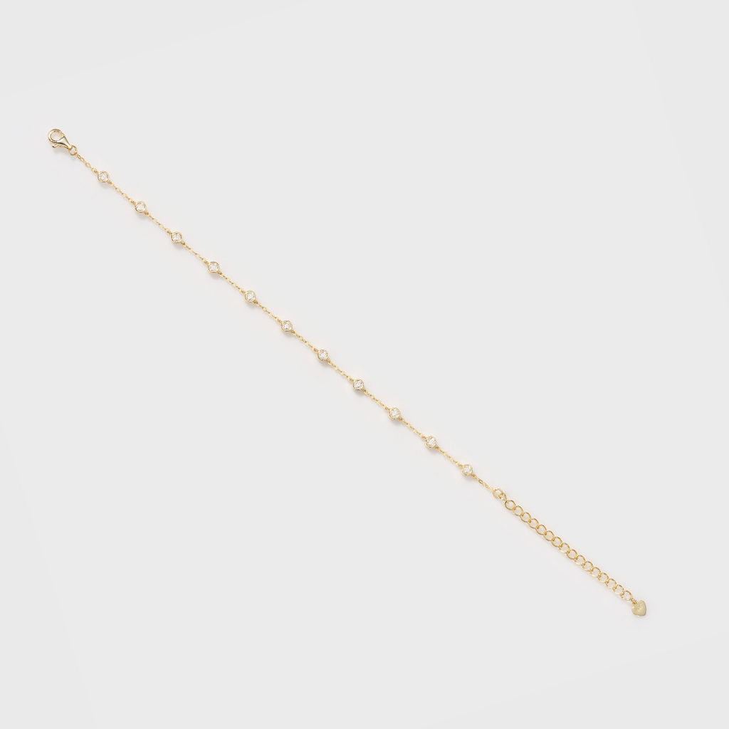 Moissanite Novem Bracelet (Gold)