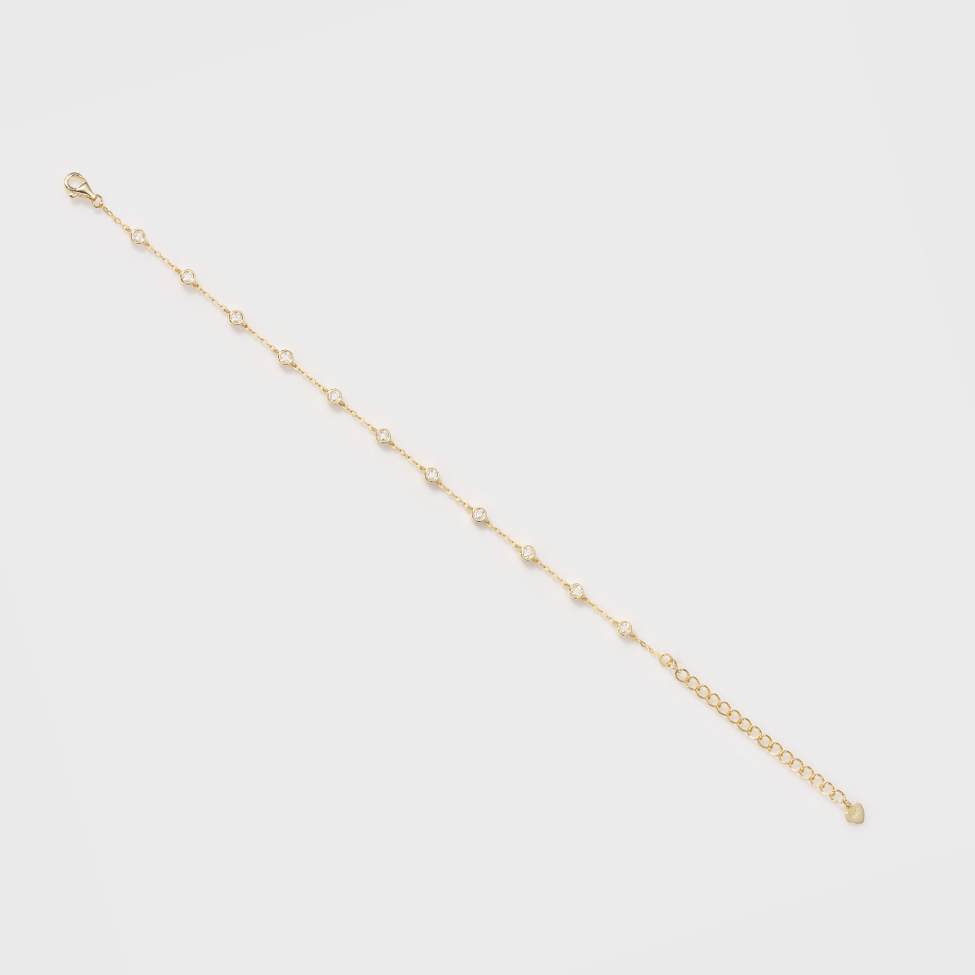 Moissanite Novem Bracelet (Gold)