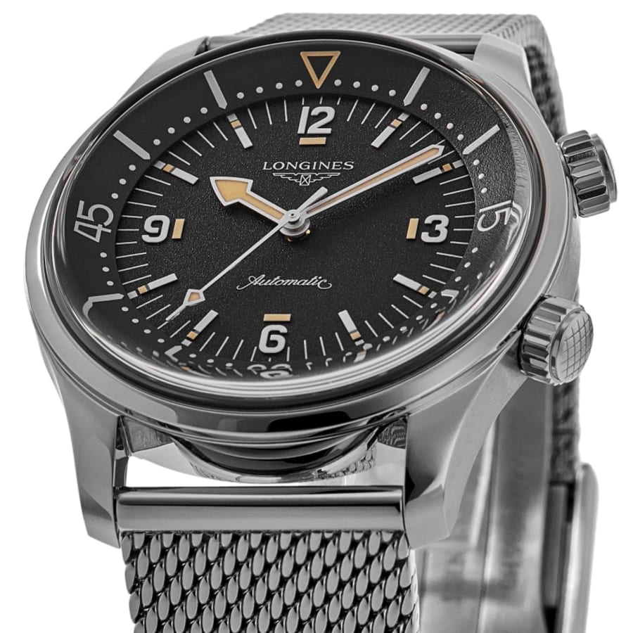 Longines Legend Diver 59 Black Dial Stainless Steel Men's Watch L3.795.4.59.9
