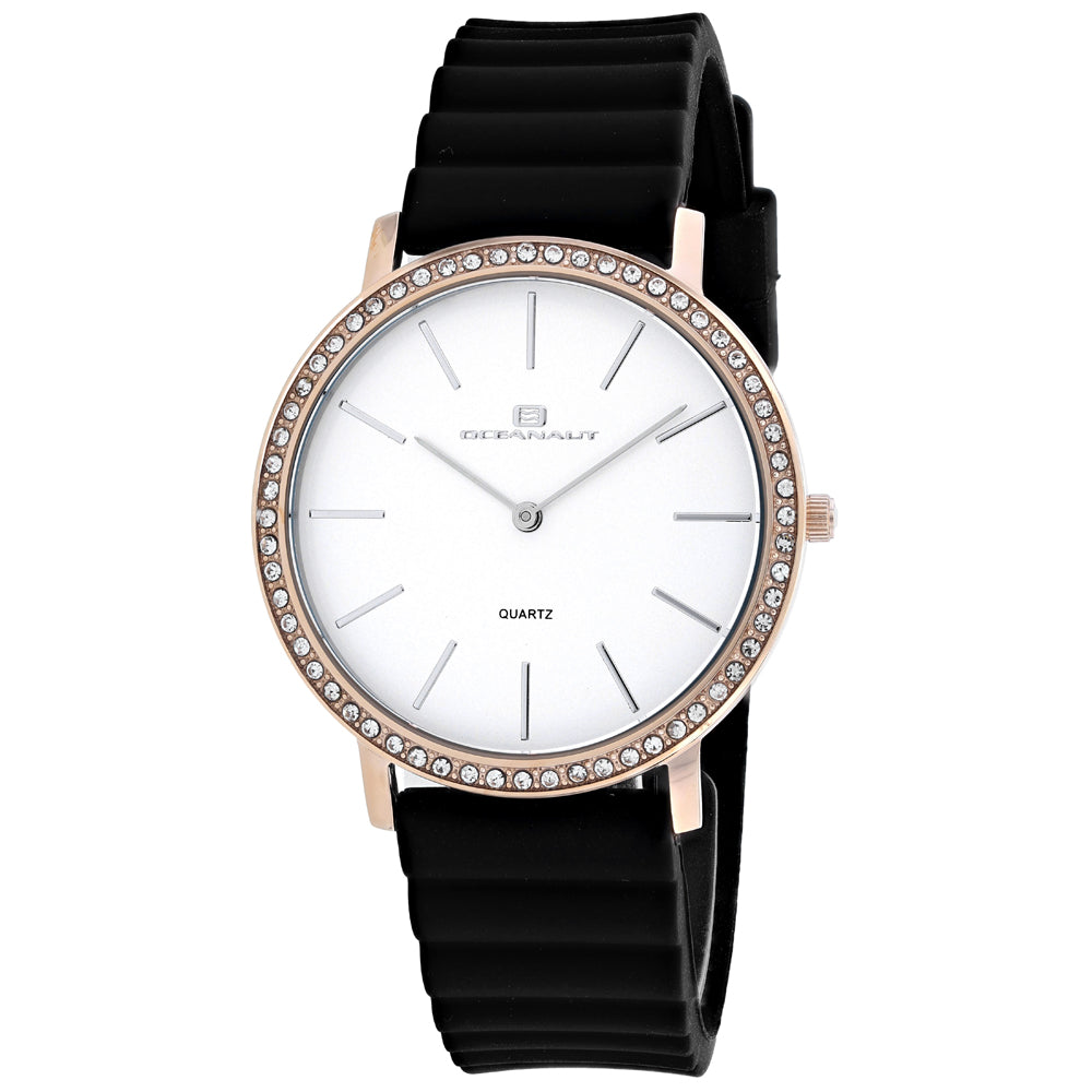 Oceanaut Women's Ripple White Round 40mm