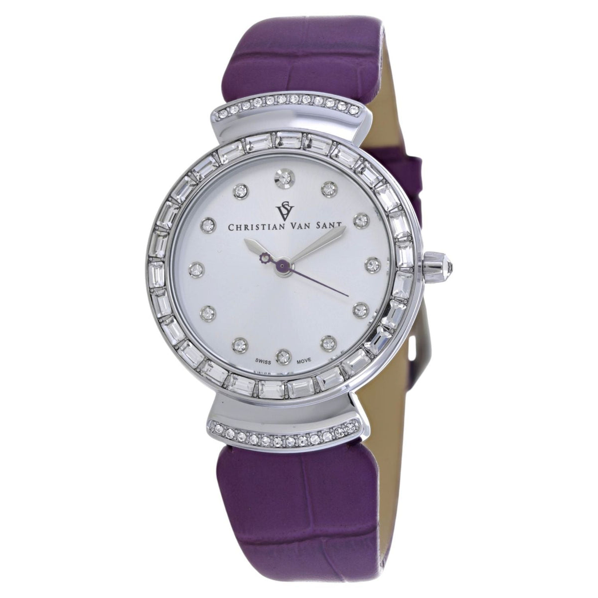 Christian Van Sant Women's Nova Silver Round 34mm