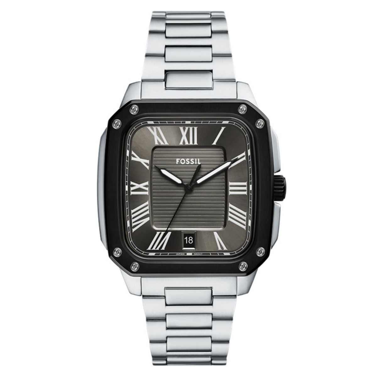 Fossil Men's Crosby Grey Dial Watch