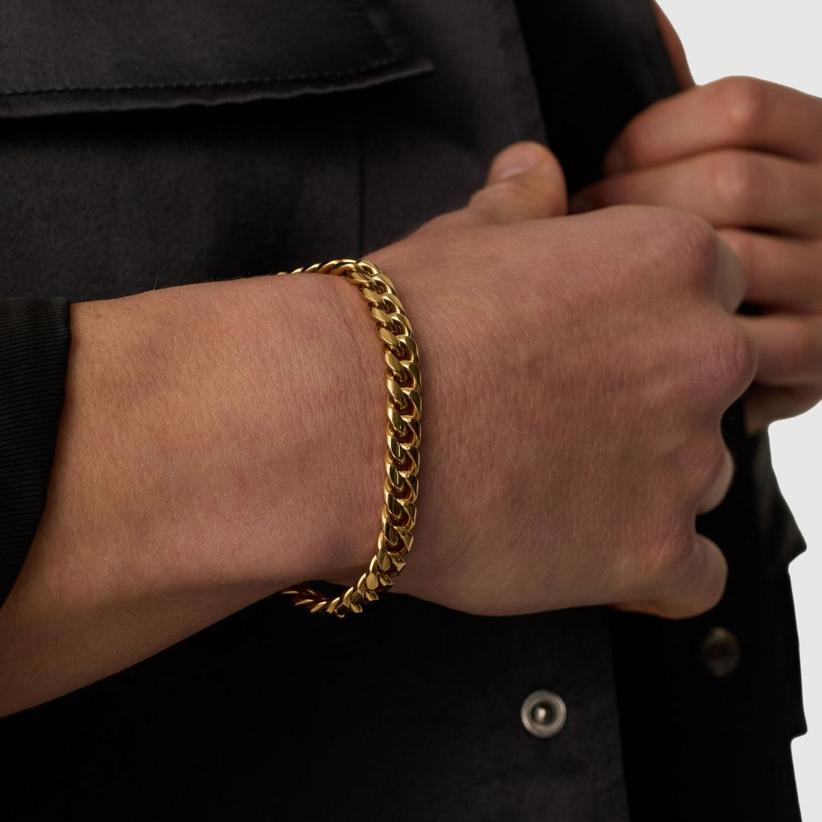 Cuban Bracelet (Gold) 8mm