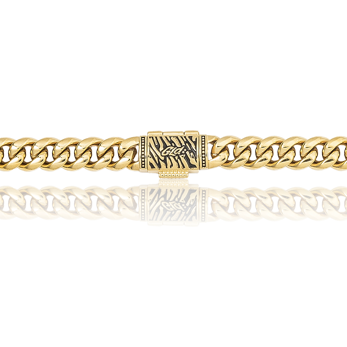 Miami Cuban Link Necklace in Yellow Gold - 8mm