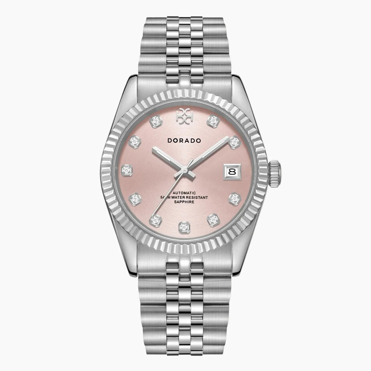 DORADO Silver Timeless Watch - Pink