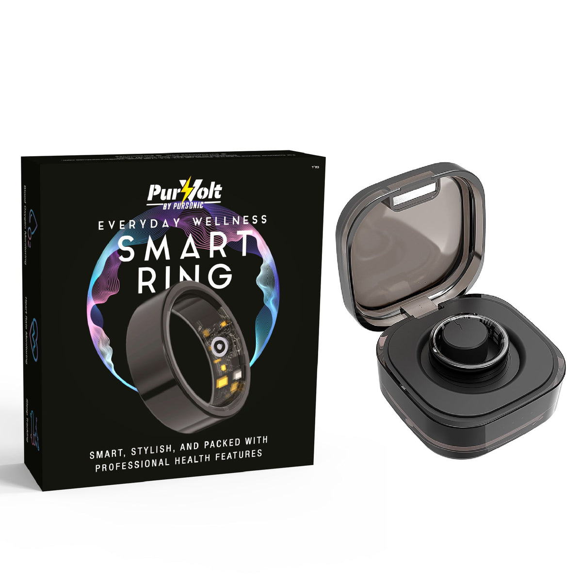 Smart Watch & Wellness Ring Bundle – Bluetooth Calling, Fitness Tracking & 24/7 Health Monitoring